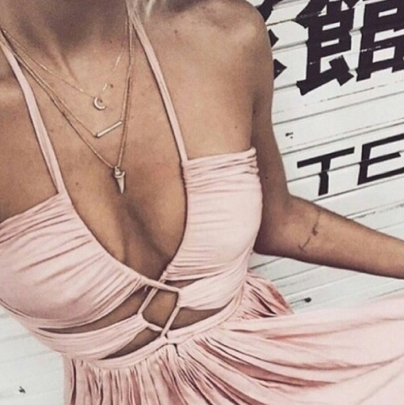The Jetset Diaries Dresses & Skirts - The Jetset Diaries Mini Peach Dress from Revolve